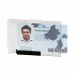 Elegante portabadge con comparti separati per contenere e proteggere 1 tessera formato 54x87mm. Utilizzabile sia in posizione orizzontale sia verticale. Perfetto per proteggere tessere con chip RFID e con banda magnetica. Levette scorrevoli per una facile