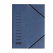 Cartellina, per documenti in formato A4, in robusto cartone pressato da 335 gr, con elastico angolare nero per l’archiviazione sicura dei documenti senza fori. Diverse opzioni di piegatura in funzione del volume di fogli, area per marcatura personalizzata