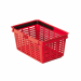 Cesto stabile ed impilabile in polipropilene con manico in nylon. Dimensioni 40x300x25cm. 19 litri. Può essere contenuto nell'apposito trolley.