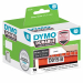 Rotolo di etichette permanenti LabelWriterTM DURABLE INDUSTRIAL in carta bianca multiuso 59X102mm (300et x rotolo). Utilizzabili con le stampanti per etichette LABELWRITER : sono caratterizzate da un adesivo per uso industriale e sono resistenti allo scol