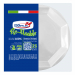 Piatti da frutta in PS REUSE. Diametro 170mm. Colore: bianco. Riciclabile 100%. Riutilizzabile, testato per 20 lavaggi in lavastoviglie. Max 90°C per 15' - No forni.  Articolo escluso da SUP.