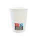 Bicchieri in carta + PE. Colore bianco. 
A contatto con alimenti fino a 90°C per 15'.
• Capacità: 100ml
• Diametro superiore 58mm
• Diametro inferiore 41mm
• Altezza 61mm
• Peso unitario 2.6gr