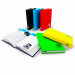 Diario 12 mesi non datato in 6 colori assortiti. Copertina plastificata opaca con effetto soft touch e carta interna da 80gr. Doppio segnapagina in tinta.