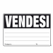 Cartello Vendesi. Cartello in cartoncino in confezione assortita nei colori assortiti. Formato 24 x 33cm.