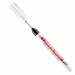 Marcatore con imboccatura molto lunga e sottile ideale per marcare punti difficilmente accessibili come ad esempio fori del trapano. Cappuccio trasparente. Inchiostro speciale permanente nero. Tratto extra fine 0.7-1mm.