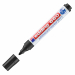 Marcatore per lavagne bianche ad inchiostro pigmentato inodore. Può rimanere senza tappo qualche giorno senza essicare. Punta conica da 1,5-3mm.
Colore: nero.