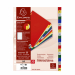 Divisori con 20 tasti alfabetici A-Z, ideale per organizzare e archiviare informazioni importanti, appunti o documenti scolastici, per l'uso a casa, a scuola o in ufficio. Polipropilene colorato 120 micron. Frontespizio stampabile per identificazione del 