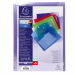 Cartelle con tasca chiusura con velcro 
Ppl liscio 200 micron - F.to 24x32 cm per A4. Conf in 5 colori assortiti.