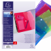 Cartelle busta forata chiusura con velcro 
Ppl liscio 200 micron - F.to 24x32 cm per A4