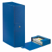 Scatola progetto EUROBOX realizzata in Presspan biverniciato da 1mm. Superficie esterna goffrata con effetto extra bright. Chiusura 1 bottone. Formato utile 25x35cm.