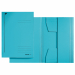 Cartelline 3 lembi Leitz in resistente cartoncino da 430g. Colori 3 (Blu, Rosso, Verde). Alette incollate. Cordonatura multipla delle alette. Cartoncino 430 gsm. Filigranatura indice frontale.