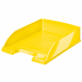Vaschetta Plus Wow in robusto polistirene, sovrapponibile in verticale o a sbalzo. Contiene documenti fi no al formato 22x30cm. Dimensioni: 25,5x35,7x7cm.