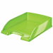 Vaschetta Plus Wow in robusto polistirene, sovrapponibile in verticale o a sbalzo. Contiene documenti fi no al formato 22x30cm. Dimensioni: 25,5x35,7x7cm.