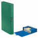 Scatola progetto EUROBOX realizzata in Presspan biverniciato da 1mm. Superficie esterna goffrata con effetto extra bright. Chiusura 1 bottone. Formato utile 25x35cm.