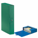 Scatola progetto EUROBOX realizzata in Presspan biverniciato da 1mm. Superficie esterna goffrata con effetto extra bright. Chiusura 1 bottone. Formato utile 25x35cm.