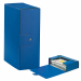 Scatola progetto EUROBOX realizzata in Presspan biverniciato da 1mm. Superficie esterna goffrata con effetto extra bright. Chiusura 1 bottone. Formato utile 25x35cm. Confezione da 5 scatole.