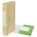 Cartella progetti realizzata in carta 100% riciclata di elevata qualità adatta, dorso da 40 mm e chiusura con elastico piatto da 8 mm per un trasporto sicuro dei documenti in formato A4. Cartone da 2mm riciclato resistente. Certificata FSC.
