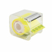 Dispenser con nastro adesivo scrivibile e rimovibile, completamente trasparente in colori fluo. Sostituisce il classico foglietto adesivo ma senza staccarsi dalle superfici. Dotato di adesivo rimovibile, può essere staccato e riattaccato più volte senza r