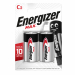Batterie mezza torcia C alcalina in blister da 2 pezzi