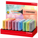Espositore da banco con 45 evidenziatori Stabilo® Boss® Original in 14 colori pastello.