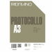 Carta protocollo A3 piegata in due (2 A4)  non filigranata prodotta con cellulosa di prima qualità. 100% di pura cellulosa E.C.F. acid-free, con riserva alcalina a garanzia di lunga conservazione.
