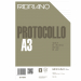 Carta protocollo A3 piegata in due (2 A4)  non filigranata prodotta con cellulosa di prima qualità. 100% di pura cellulosa E.C.F. acid-free, con riserva alcalina a garanzia di lunga conservazione.