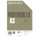 Carta protocollo A3 piegata in due (2 A4)  non filigranata prodotta con cellulosa di prima qualità. 100% di pura cellulosa E.C.F. acid-free, con riserva alcalina a garanzia di lunga conservazione.