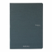 Quaderno con rilegatura a punto metallico, cucitura con 3 punti per ottenere una maggiore resistenza. Copertina in cartoncino da 290 g/m2. 40 fogli interni in carta da 90g m/2. Formato A4. Copertina di carta Sirio Denim tinta in pasta con una trama superf