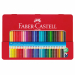 Matite colorate con sezione triangolare ergonomica. Fusto in legno certificato FSC. Zona grip con pallini antiscivolo per una presa sicura. Atossiche. Verniciatura a base d'acqua. Spazio sul fusto per scrivere il nome. Facilmente lavabili da pelle e tessu