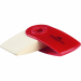 Gomma per matita in vinile senza ftalati e PVC con custodia protettiva nei colori rossi e blu assortiti. Dimensioni 55x28x15mm.