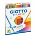 Pastello a sezione esagonale 6,8mm, verniciato nel colore della mina con spigoli argentati. Lunghezza 18cm. Mina 3,3mm di ottima qualità e resa, facile da temperare, con spazio per scrivere il nome direttamente sul pastello.