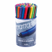 Penna punta sintetica indeformabile Made in Italy con inchiostro a base d'acqua. Tratto da 0.5mm preciso e pulito è ideale per scrivere, disegnare e sottolineare con originalità. Barattolo da 50 pennarelli . Disponibile in 24 varianti di colore: blu, ross