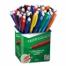 Astuccio colori assortiti ( barattolo ).
Inchiostro permanente dopo 24h. Cappuccio anti soffocamento. Spazio per la personalizzazione. Fusto e cappuccio nel colore dell'inchiostro.
La penna è dotata di doppia gomma : sul fusto e sul cappuccio.
Punta 1,0mm