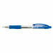 Penna a sfera con meccanismo a scatto. Punta in acciaio inox. Sfera in carburo tugsteno. Inchiostro gel a base d'acqua. Impugnatura in gomma antiscivolo. Refill autopulente. Scrittura morbida e scorrevole. 
Punta 0,5mm. Colore: blu.