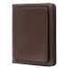 Portablocco in ecopelle liscia. Tasche interne portadocumenti e portabiglietti. Completo di blocco 75ff. Chiusura con zip.