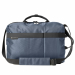 Borsa Bi-Bag JOB a 2 manici trasformabile in zaino in tessuto tecnico colore blu, interno con doppio vano centrale con tasche porta documenti e terza tasca imbottita porta Notebook 15