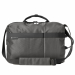 Borsa Bi-Bag JOB a 2 manici trasformabile in zaino in tessuto tecnico colore antracite, interno con doppio vano centrale con tasche porta documenti e terza tasca imbottita porta Notebook 15