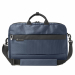 Borsa a 2 manici Office Bag JOB in tessuto tecnico colore blu, interno con doppio vano centrale con tasche porta documenti e tasca imbottita porta Notebook 15