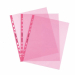 Busta forata in rosa realizzata in polipropilene trasparente liscio, con foratura universale. Altissimo spessore e massima protezione dei documenti. Formato 22x30cm. Made in Italy