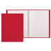 Portalistino in Naturene (polipropilene) con copertina rosso e flessibile. Le 50 buste sono fisse e aperte sul lato superiore. Finitura buccia di arancia. Formato contenuto 22x30cm. Made in Italy