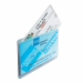 Buste salva cards in  Pvc semitrasparente  a 3 strati, con 2 tasche contrapposte. Formato utile 8,5x5,4cm. Confezione da 50. Made in Italy