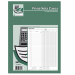 BLOCCO PRIMA NOTA CASSA. Formato 31 x 21cm. 50 fogli. 2 copie ric.
