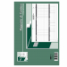 BLOCCO RAPPORTO DI CANTIERE. Formato 21x30cm. 50fg. 2 copie ric.