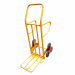 Carrello in acciaio rinforzato verniciato di colore giallo completo di supporto rotante a 6 ruote.Portata massima 250 kg. Dimensioni: 123x68x53cm. Ruota di ricambio cod 92136. Articolo destinato ad esclusivo uso domestico. Non adatto ad uso pubblico.
