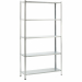 Scaffale in metallo galvanizzato a bulloni con 5 ripiani, spessore 0,5 mm, portata massima 50 kg per ripiano uniformemente distribuiti. Spessore struttura 0,55 mm. Prodotto da assemblare. Dimensioni:H187 x P30 x L100cm. Articolo destinato ad esclusivo uso