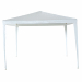 Struttura in tubolare di acciaio Ø 24 mm verniciato bianco con copertura in PE bianco 110gr/m². Prodotto da assemblare.. Dimensioni: H250 x P300 x L300cm - peso 8kg.Articolo destinato ad esclusivo uso domestico. Non adatto ad uso pubblico.