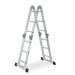Scala in alluminio multifunzione, pratica e maneggevole. Consigliata per uso domestico e bricolage. Portata massima 150 kg. Dimensioni chiusa:92x27x35cm.Articolo destinato ad esclusivo uso domestico. Non adatto ad uso pubblico.