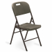 Sedia HORECA pieghevole di colore noce. Struttura in acciaio verniciato con vernici epossidiche color grigio e top in HDPE di colore noce pieghevole. Dimensioni: H88 x P50 x L45cm - 5kg.Articolo destinato ad esclusivo uso domestico. Non adatto ad uso pubb