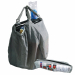 Borsa in tessuto con manici rigidi in colori assortiti. Capacità 70L. Lavabile in lavatrice a 30°C. Con gettone sblocca carrello spesa.