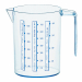 Brocca graduata 0,75L. Dimensione: 16x10,5x22,5cm.